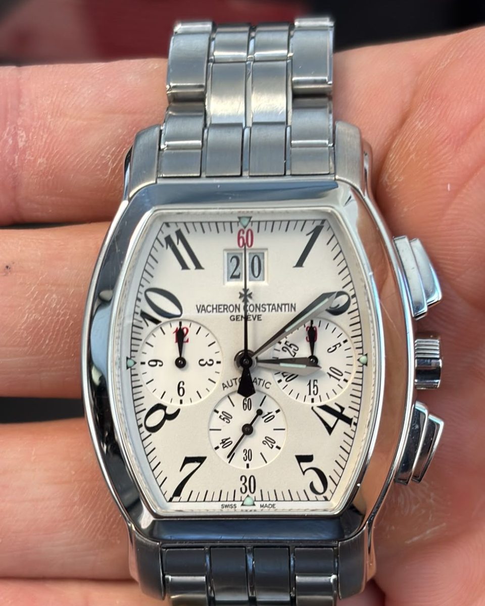 Vacheron Constantin Royal Eagle Chronograph in Stahl in der Hand